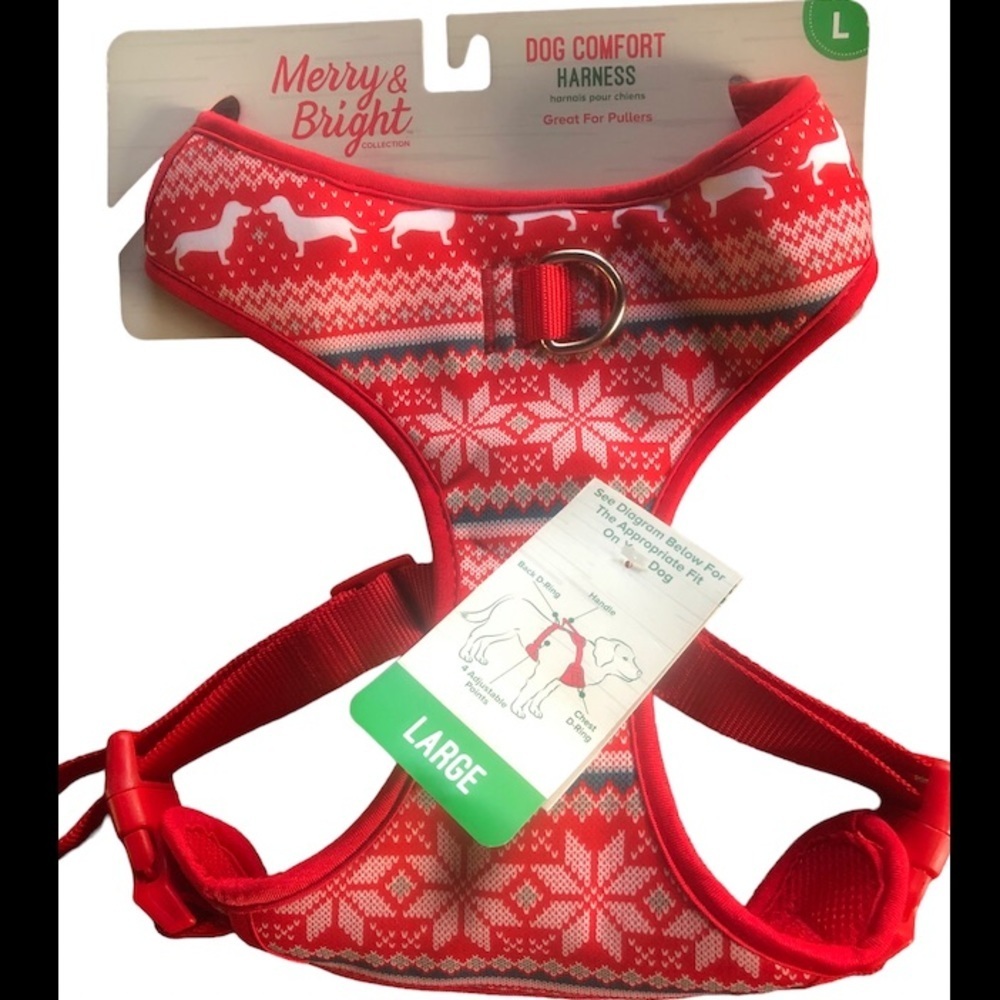 NWT Christmas holiday harness L